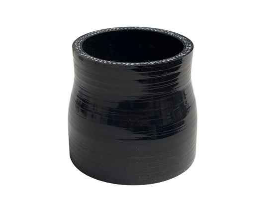 Straight Reducer Silicone Hose Coupler - 2.50" to 3.50" ID - Black - SI-SR-6389-BLK